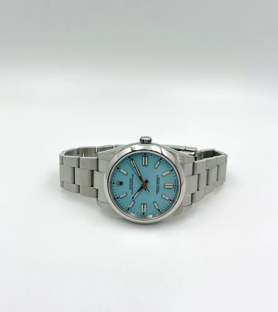 Rolex Oyster Perpetual 41 Tiffany Dial Full Set 2022